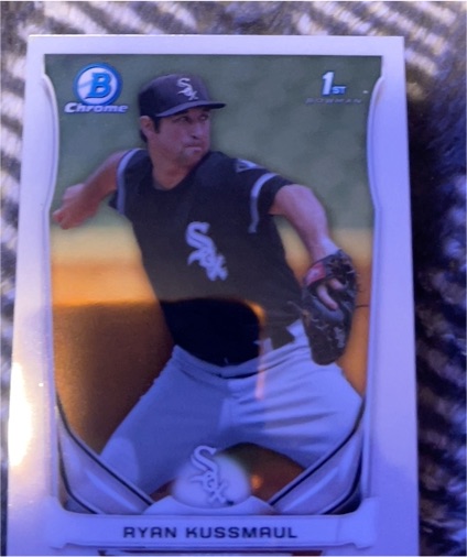 2014 Bowman Chrome Factory Set #8 Ryan Kussmaul — front