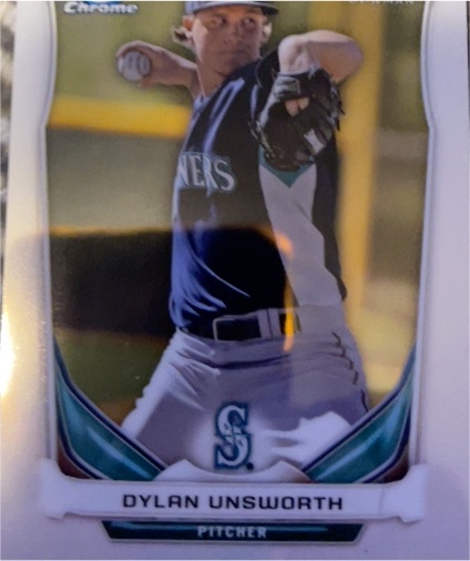 2014 Bowman Chrome Mini #13 Dylan Unsworth — front