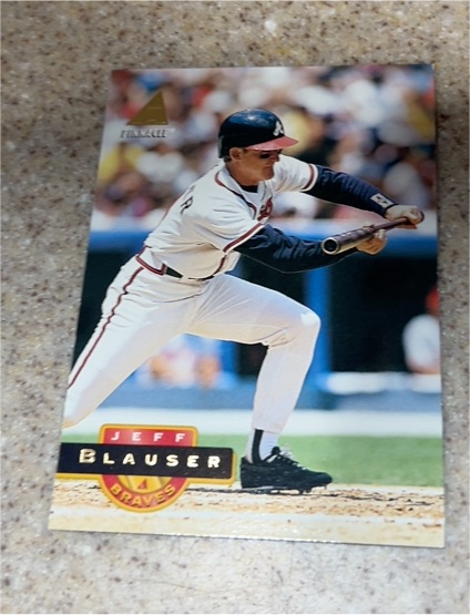 1994 Pinnacle Jeff Blauser Atlanta Braves — front