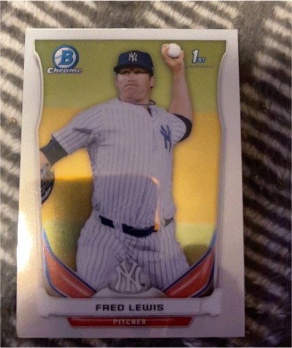 2014 Bowman Chrome Prospects #BCP65 Fred Lewis — front