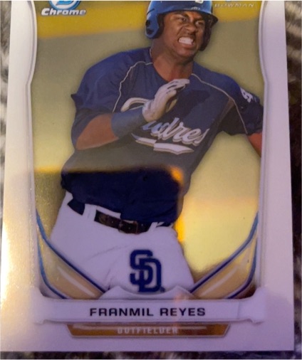 2014 Bowman Chrome Prospects #BCP13 Franmil Reyes — front