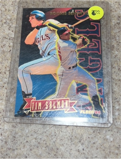 1994 Fleer #17 Tim Salmon Rookie Sensation — front