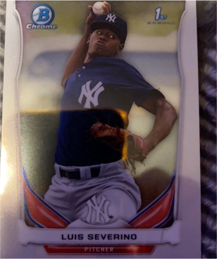 2014 Bowman Chrome Prospects #BCP78 Luis Severino — front