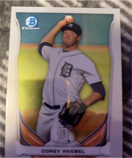 2014 Bowman Chrome #CTP-61 Corey Knebel — front