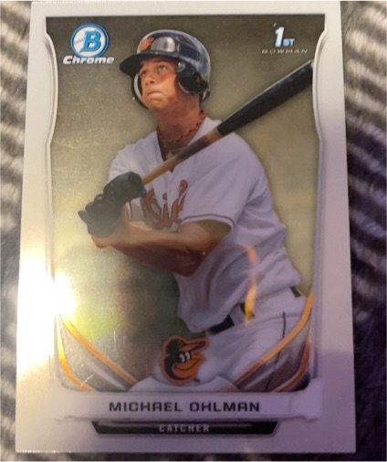 2014 Bowman Chrome #BCP71 Michael Ohlman — front