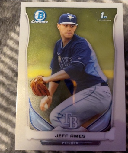 2014 Bowman Chrome Prospects Series 2 #BCP76 Jeff Ames — front