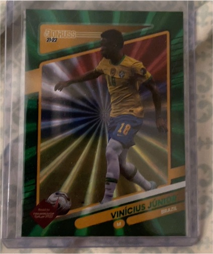 2021-22 Donruss Road to Qatar #26 Vinicius Junior — front