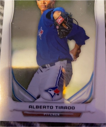 2014 Bowman Chrome Prospects #BCP8 Alberto Tirado — front