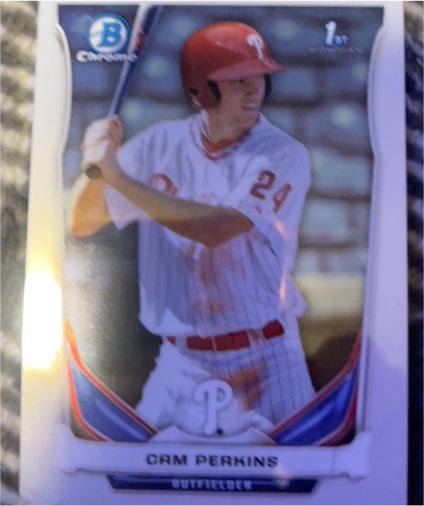 2014 Bowman Chrome Prospects #BCP86 Cam Perkins — front