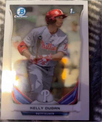 2014 Bowman Chrome Prospects Series 2 #BCP14 Kelly Dugan Phillies — front
