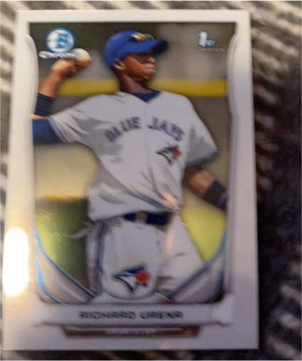 2014 Bowman Chrome Prospects Series 2 #BCP10 Richard Urena — front