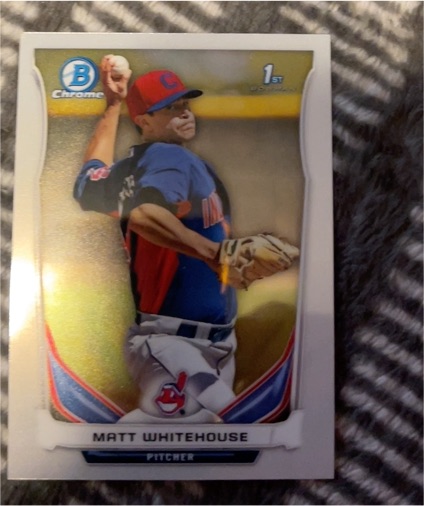 2014 Bowman Chrome #CDP72 Matt Whitehouse — front