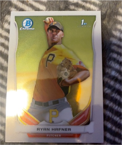 2014 Bowman Chrome #BCP63 Ryan Hafner — front