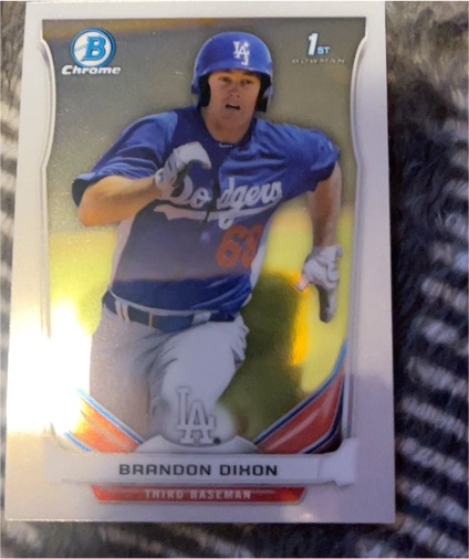 2014 Bowman Chrome Prospects #BCP62 Brandon Dixon — front