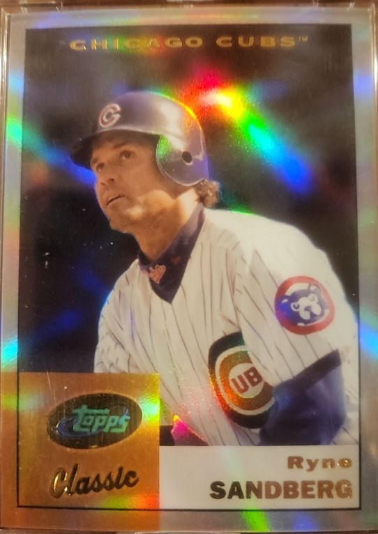 1986 Topps #1 Ryne Sandberg — front