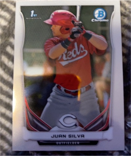 2014 Bowman Chrome #BCP36 Juan Silva — front