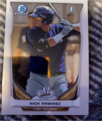 2014 Bowman Chrome Prospects #BCP35 Nick Ramirez — front