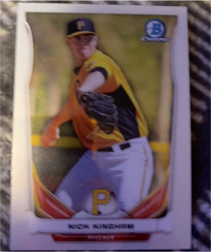 2014 Bowman Chrome Baseball Prospects Series 2 #BCP27 Nick Kingham — front