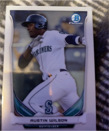 2014 Bowman Chrome Prospects #BCP28 Austin Wilson — front