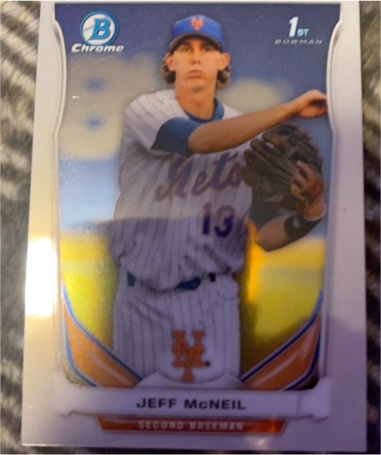 2014 Bowman Chrome Prospects Series 2 #BCP56 Jeff McNeil 1st Bowman — front