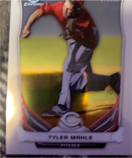 2014 Bowman Chrome #BCP52 Tyler Mahle — front
