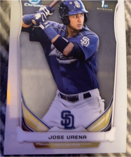 2014 Bowman Chrome Prospects Series 2 #BCP45 Jose Urena — front