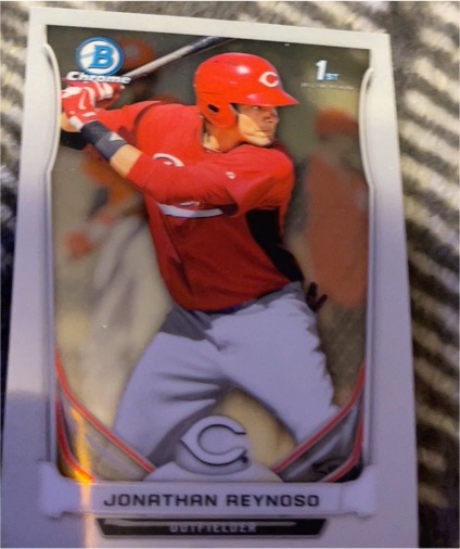 2014 Bowman Chrome #BCP37 Jonathan Reynoso — front