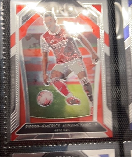 2020-21 Panini Prizm Premier League #244 Pierre-Emerick Aubameyang — front