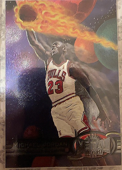 1997-98 Metal Universe #23 Michael Jordan — front