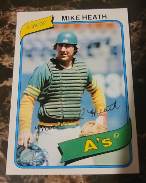 1980 Topps #687 Mike Heath — front