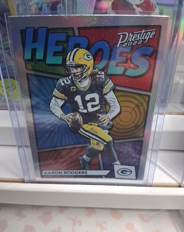 2022 Panini Prestige #H-1 Aaron Rodgers Heroes — front