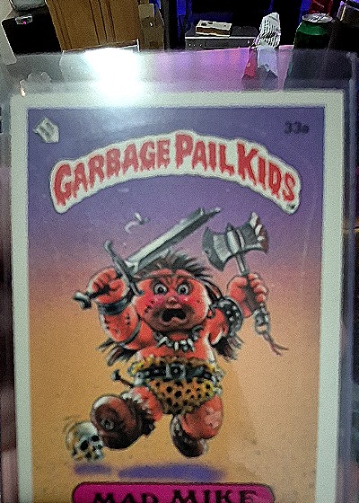 1985 Topps Garbage Pail Kids #33a Mad Mike — front