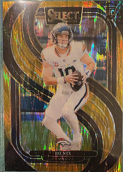 2024 Panini Select Premier Level #117 Bo Nix Rookie RC — back