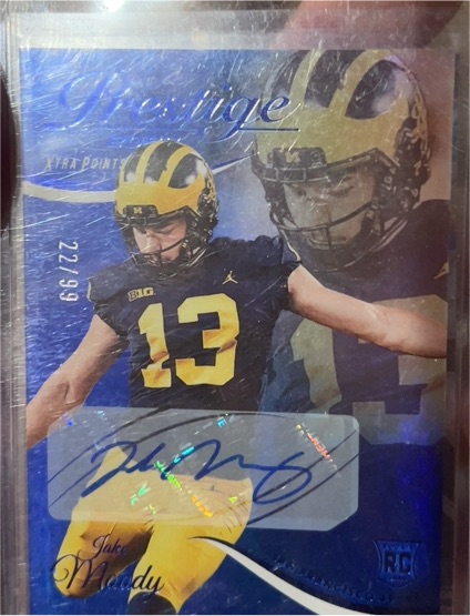2023 Panini Prestige #394 Jake Moody — front