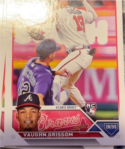 2023 Topps Series 1 #275 Vaughn Grissom — front