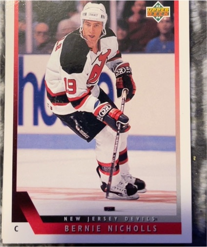 1993-94 Upper Deck #58 Bernie Nicholls — front