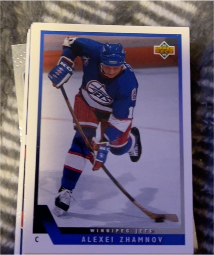 1993-94 Upper Deck #27 Alexei Zhamnov — front
