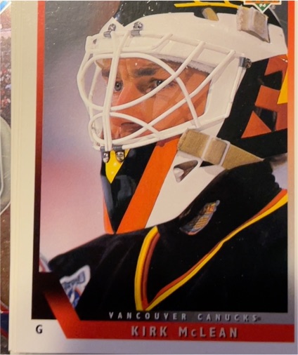 1993-94 Upper Deck #156 Kirk McLean — front