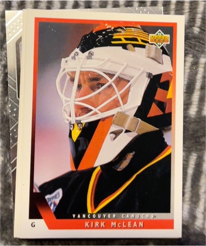 1993-94 Upper Deck #156 Kirk McLean — front