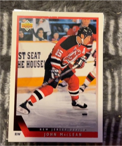 1993-94 Upper Deck #15 John MacLean — front