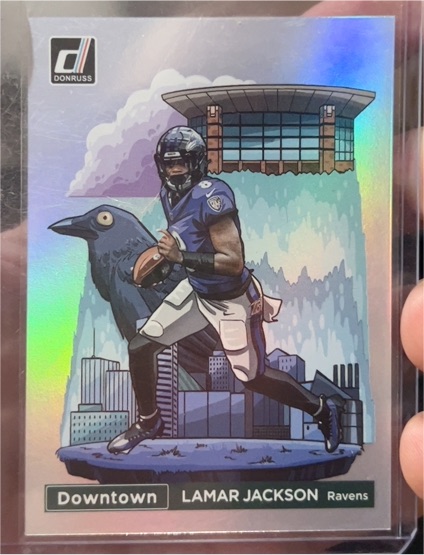 2024 Panini Donruss Downtown #1 Lamar Jackson — front