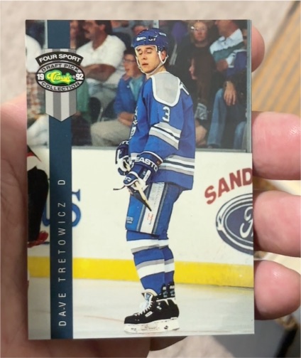 1992 Classic Four Sport #218 Dave Tretowicz — front