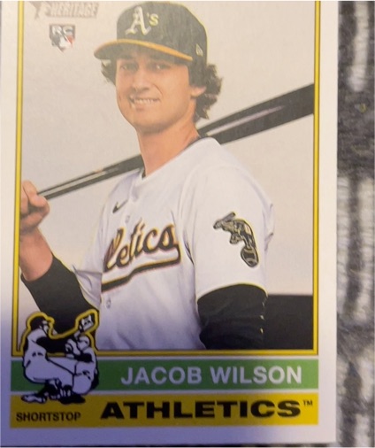 2025 Topps Heritage #15 Jacob Wilson — front
