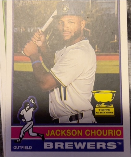 2025 Topps Heritage #106 Jackson Chourio — front
