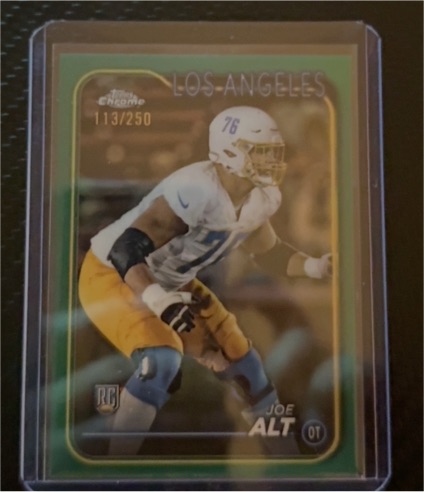 2024 Topps Chrome #113 Joe Alt Rookie — front