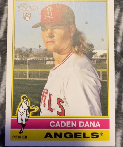 2025 Topps Heritage #378 Caden Dana — front
