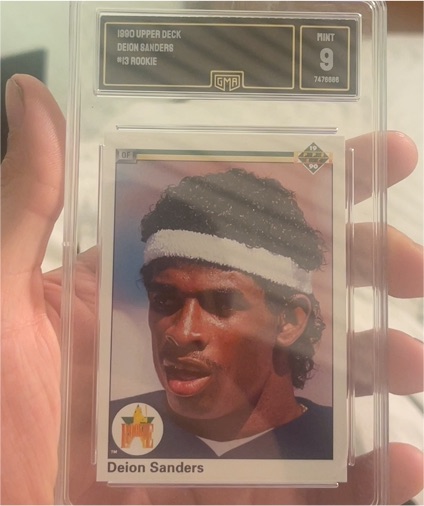 1990 Upper Deck #13 Deion Sanders — front