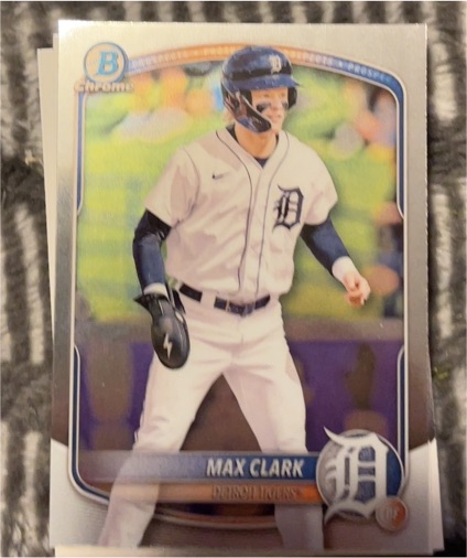 2025 Bowman Chrome Prospects #BCP-24 Max Clark — front