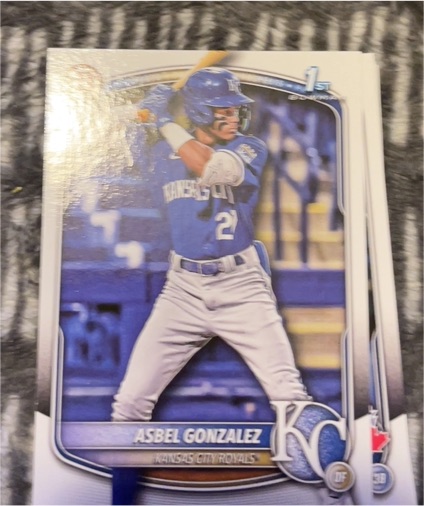 2025 Bowman #BP-4 Asbel Gonzalez — front