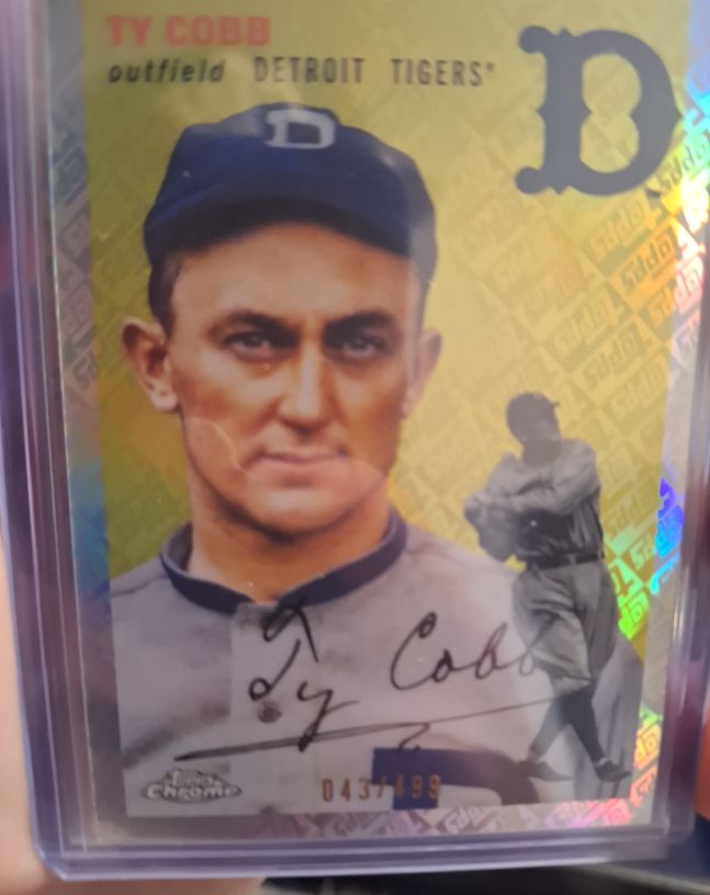 2023 Topps Chrome Platinum Anniversary #464 Ty Cobb — front